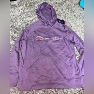 Purple champion hoodie